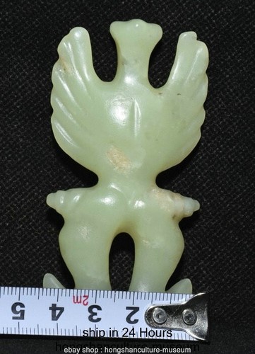 Ancienne amulette pendentif animal oiseau vendu volant 3,4
