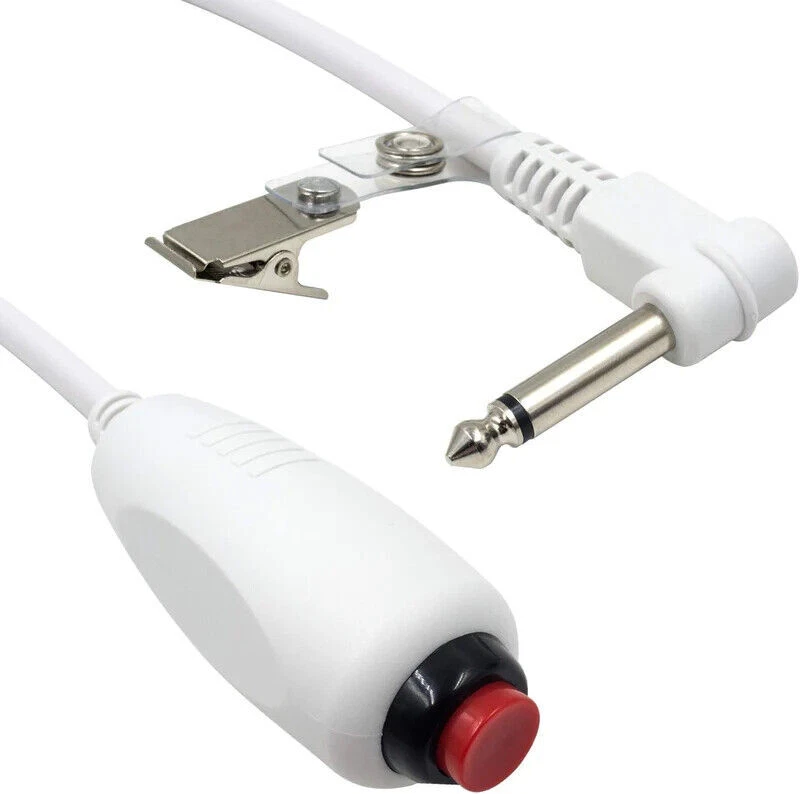 6.35mm 1/4" Phone Plug Cable with Bed Sheet Clip for Nurse Station 3m - Image 2 of 4