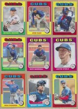 2024 Topps Heritage CHICAGO CUBS Base Team Set of (15)