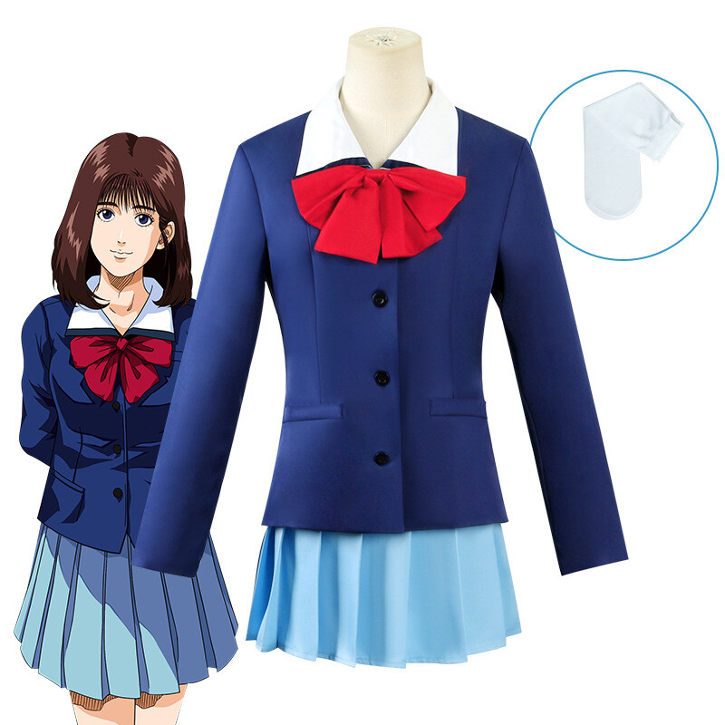 Haruko Akagi Cosplay Costume JK Uniform Set Anime Blue School Girl | eBay