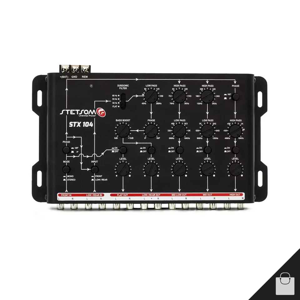Stetsom STX 104 Crossover DSP Equalizer Digital Audio Processor 3-5 Day Delivery - Image 2 of 4