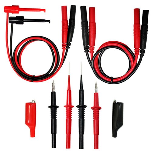 AideTek 5 in 1 Silicone Rubber Wire Test Lead Kit of Multimeter TLP20257 USA - Picture 1 of 8