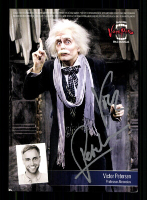 Victor Petersen Dance of the Vampires Autograph Card Original Sign ## BC 218000