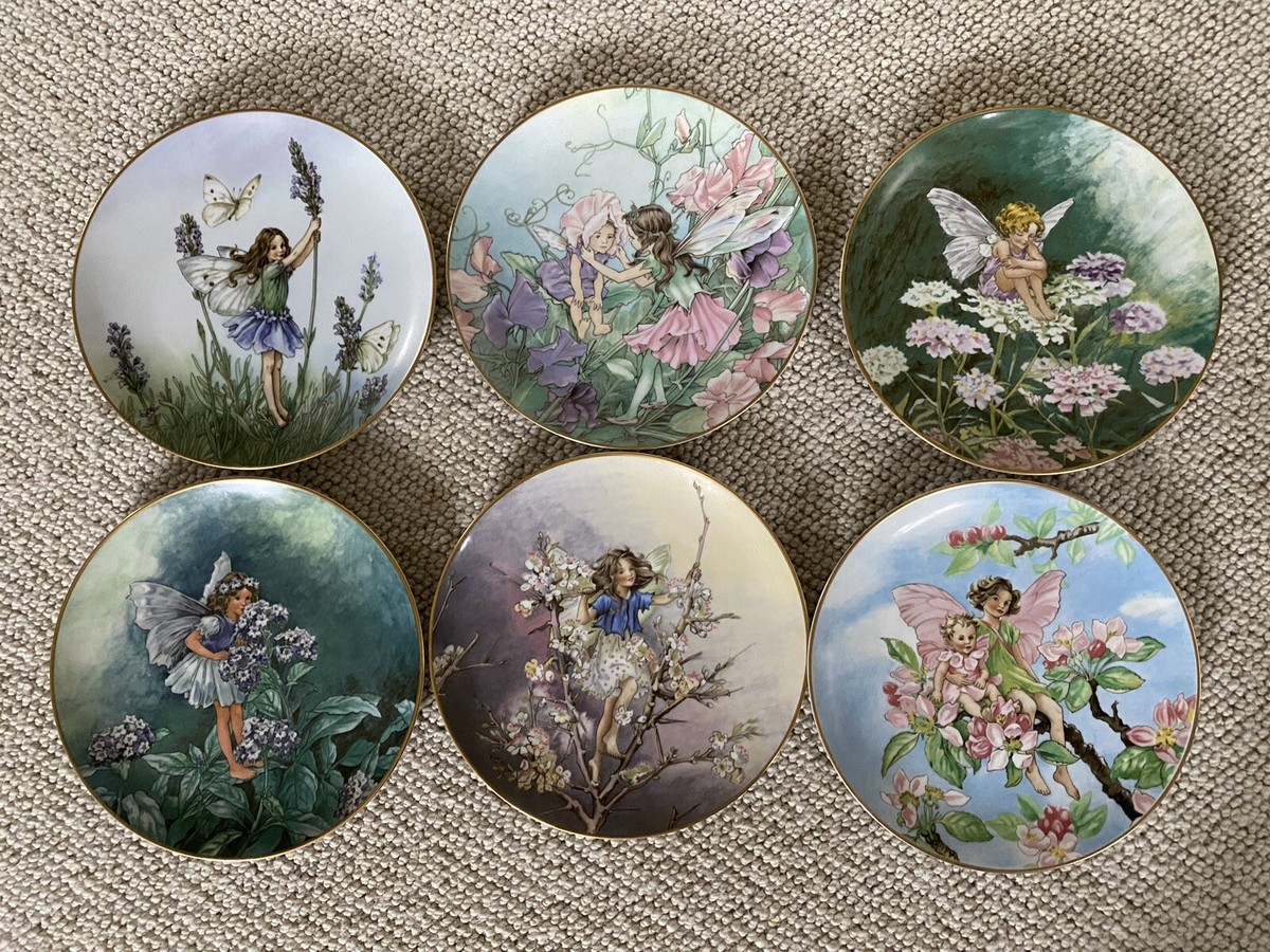 First six Festival of Flower Faries Cecily Mary Barker plates | eBay