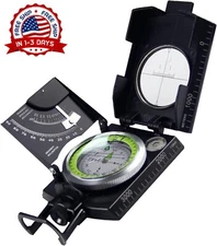 Brujula De Bolsillo Estilo Militar Para Camping Equipo De Supervivencia Compass.