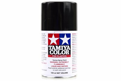 TS-6 MATTSCHWARZER SPRÜHLACK (100ML) #85006 TAMIYA