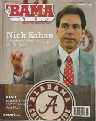 'BAMA Inside the Crimson Tide Nick Saban March 2007 IR KL4024