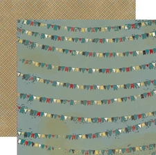 My Mind's Eye, Kraft FunDay, Happy Days, 2 x 12" Cardstock, Good Times, Banners