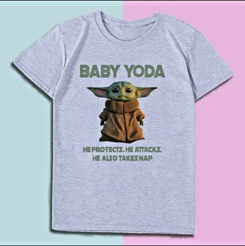 Star Wars Baby Yoda Grogu T-shirt Top 
