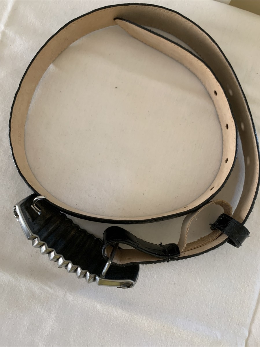 The Ben Amun/Isaac Manevitz luxury Black Leather Belt Ben-Amun Leather Belt - Black | Editorialist main image 2
