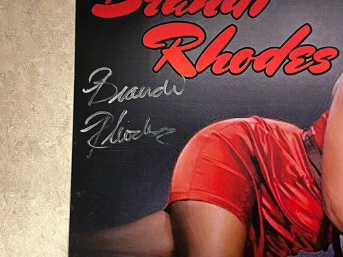 Brandi Rhodes AEW WWE signed Full Name 8x10 Foto Autogramm Rhodos - Bild 2 von 2