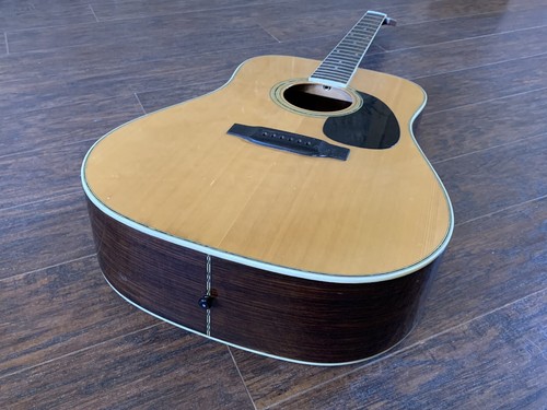 Vintage Morris W-25 Acoustic Guitar Luthier Project Neck Body Japan - 第 3/20 張圖片