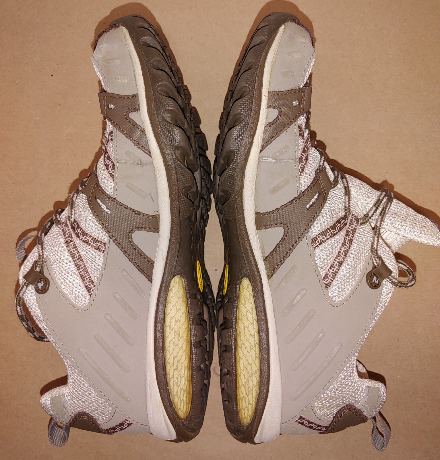 Scarpe da donna Merrell Siren sport escursionismo elefante rosa performance Vibram taglia 8