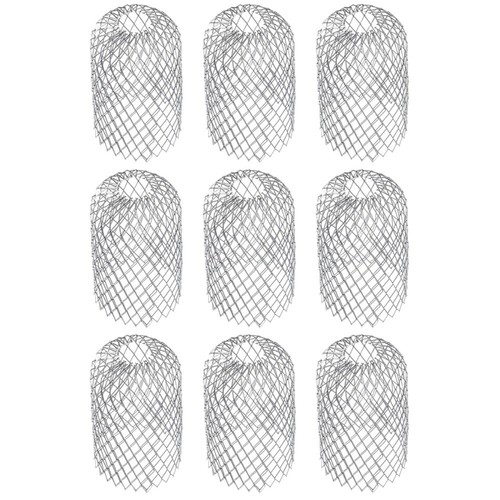 9 Pcs Aluminum Leaf Filter Gutter Downspout Strainer Cover Guard for