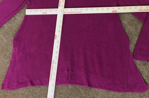 Eileen Fisher Crewneck Sweater size XS Silk Blend Fuchsia Pink Raglan Sleeve - Picture 13 of 17