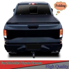 5.2FT Hard Tri-Fold Cover Truck Bed For 2005-2024 2025 Toyota Tacoma Waterproof