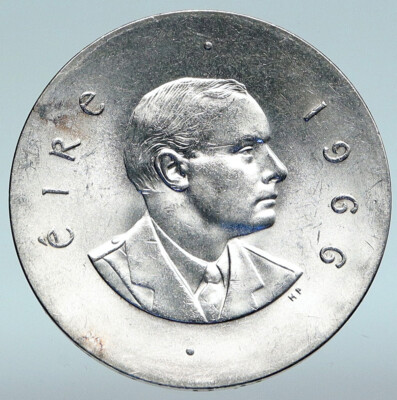 1966 IRELAND Easter Rising w PEARSE Irish Antique Silver 10