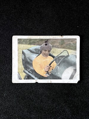 1928 Racing Car Driver Pioneer Robert Benoist Card #22 Amatller Automovilism