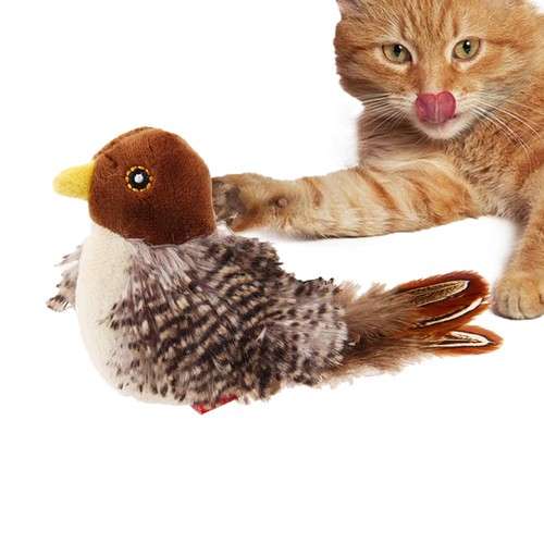 Simulated Chirping Bird Cat Toy For Indoor Cats Interactive Cat Toy - Picture 2 of 9