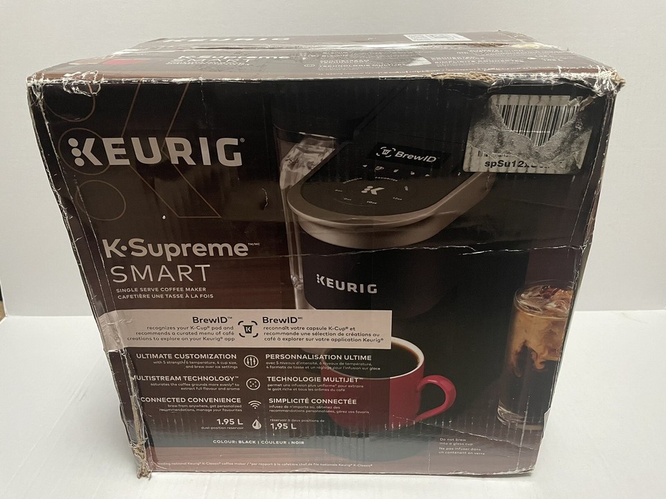 Keurig K Supreme Plus Smart Single Serve KCup Pod Coffee Maker Lightly