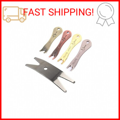5Pcs Acoustic Guitar Bridge Pins & Knob Puller Remover Extractor Tool Stainless