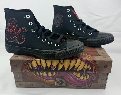 Converse X Dungeons & Dragons Chuck Taylor All Star Hi A09886C Mens Sz NIB
