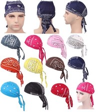 Men Women Turban Muslim Hijab Headwear Hats Boho Cap Islamic Turban Wrap Hats
