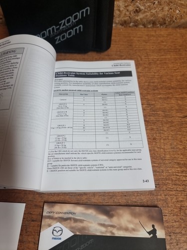 Genuine Mazda 6 Owners Manual Handbook Book Pack & Wallet 2010 - 2012 - Picture 3 of 8