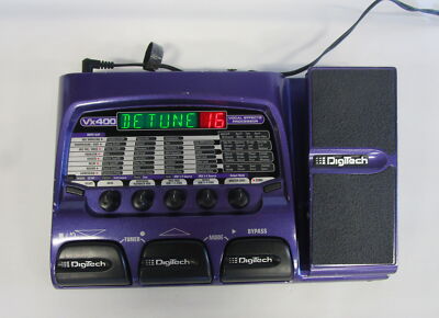 Digitech Vx400 Modeling Floor Processor Effects Pedal Vocal Effects Pedal