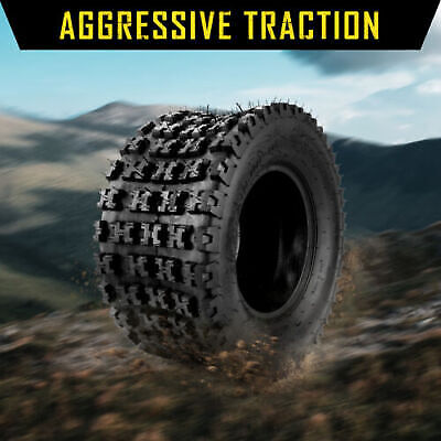 SunF A027 ATV/UTV Knobby Tires - 20x10-9 Sport Race 6PR All-Terrain Pair (Set Of 2)
