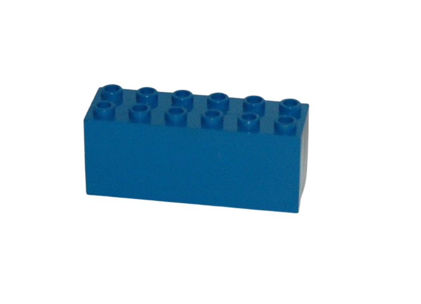 Lego® Eisenbahn 12V TRAIN Gewicht Balast Balaststein 7760 6x2x2 BLAU ZUG - Bild 1 von 1