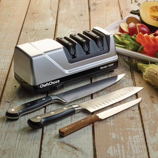 Chef's Choice 15 Trizor XV Electric Knife Sharpener Grey Silver | eBay