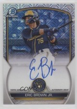 2023 Bowman Chrome Prospect Mega Box Auto Eric Brown Jr #BMA-EB Auto 11oh