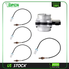 For GMC Sonoma SL 4.3L 02-04 4pcs Oxygen o2 02 Sensor + Mass Airflow MAF Sensor
