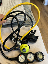 Seac Sub ZX 1000 Octopus Atemregler-Set mit 3er Tauchkonsole Kompass