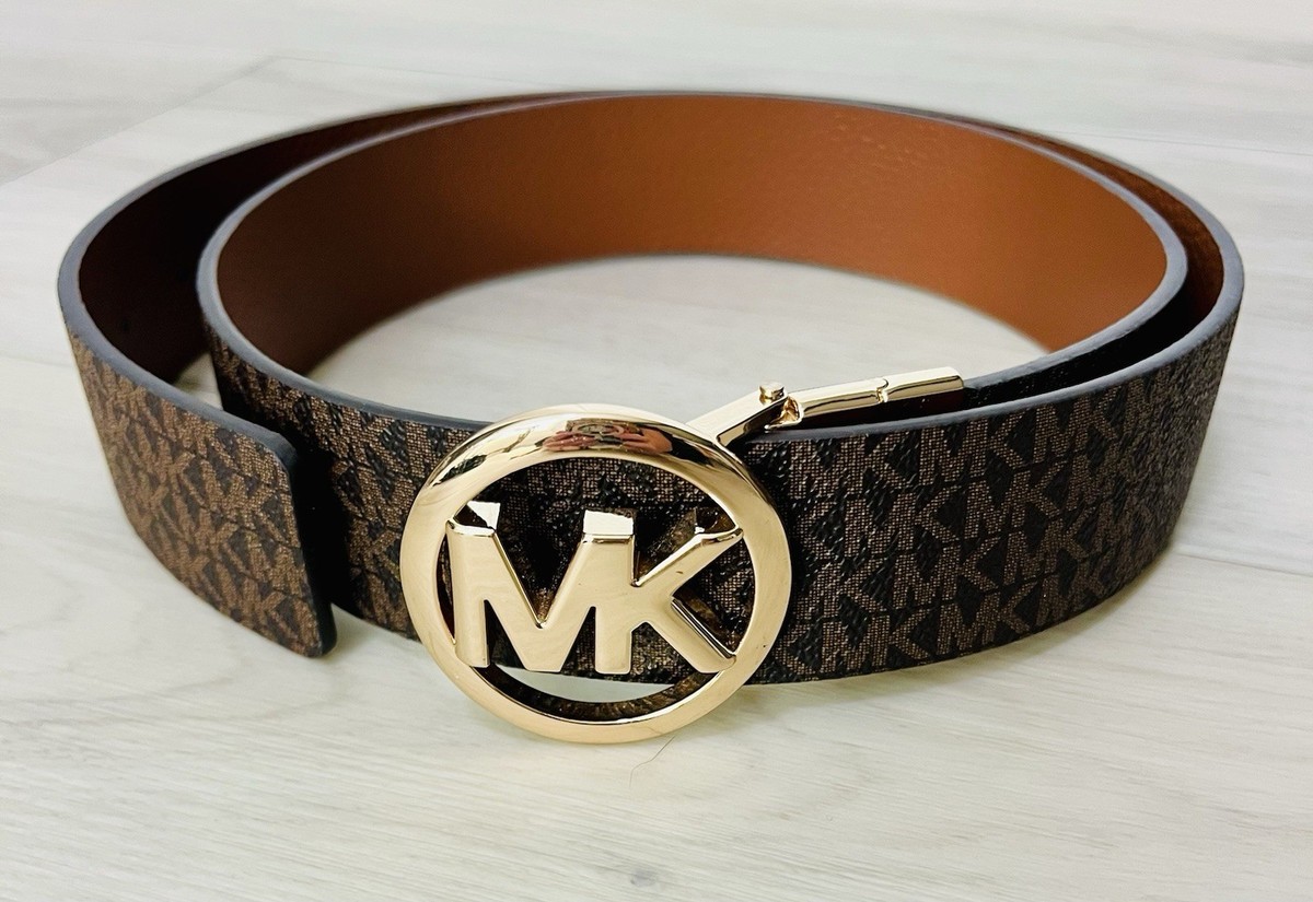 Michael Kors Reversible Belt Brown Leather | eBay display picture 2