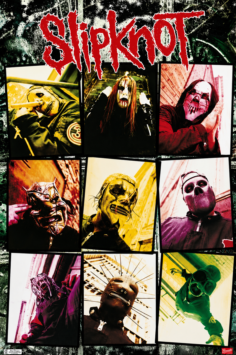 Slipknot Poster Multiple Sizes Slipknot Heavy Metal Band Wall Art