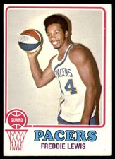 1973-74 TOPPS FREDDIE LEWIS INDIANA PACERS #212 EXMT-NM