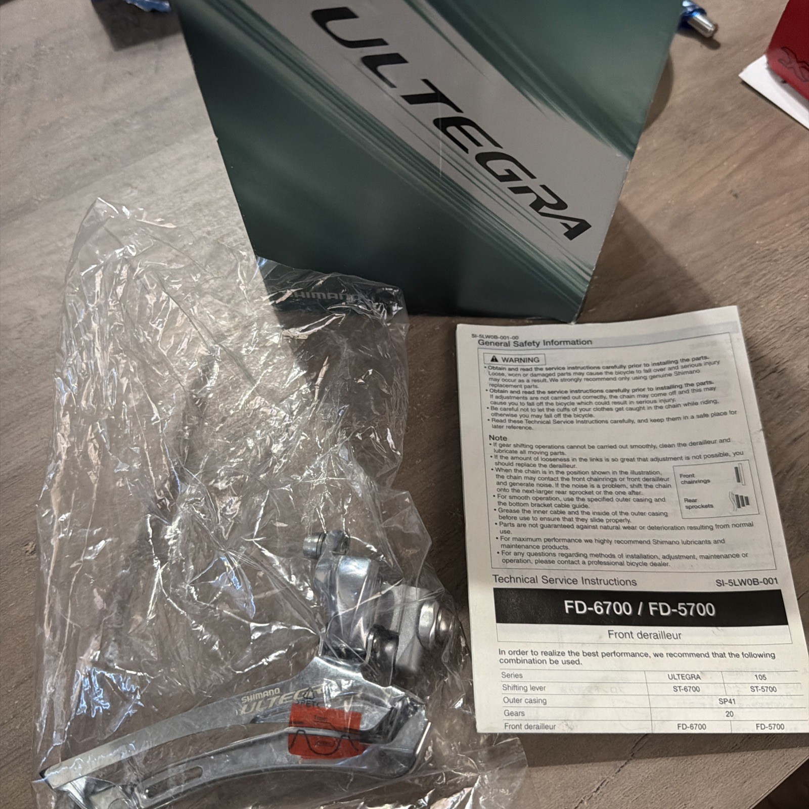 Shimano Ultegra FD-6700 Braze On Front Derailleur