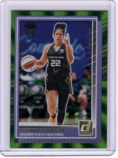 2025 Donruss WNBA Green Laser Veronica Burton #21 | Golden State Valkyries
