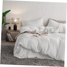 100 Cotton Double Layered Gauze White Queen White Washed Cotton Super Soft