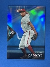 2014 Bowman Platinum Chrome Prospects Blue Refractor Maikel Franco /199