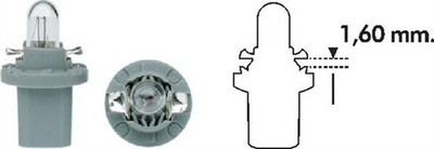 MAGNETI MARELLI Glühlampe HEAVY DUTY 003724100000 24V B2,4W 1,2W