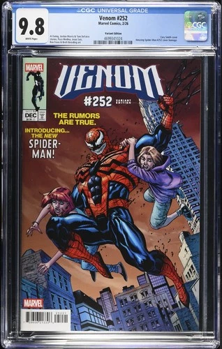 Venom 252 CGC 9.8 1ST PRINT Amazing Spider-man Homage Cover Variant Comics 2026