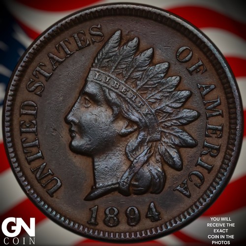 1894 Indian Head Cent Penny A1556