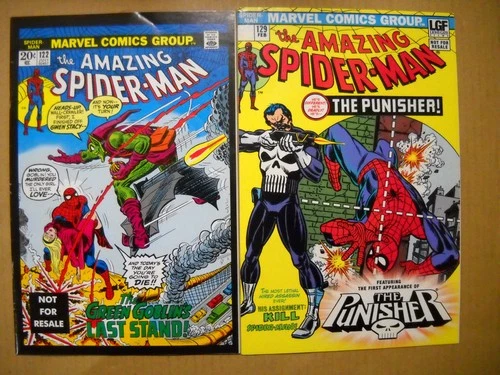 Spiderman #122 Toybix Promo #129 1st Punisher Lion's Gate Promo Marvel Comics