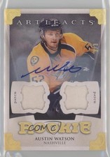 2013 Artifacts Rookies Spectrum Patch/Patch /3 Austin Watson #153 Patch Auto 4f5