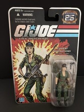Lady Jaye Covert Operations G.I. JOE COBRA 25th Anniversary FOIL MOC  2