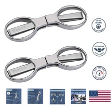 Elegant Silver Folding Scissors Safe Telescopic Cutters for Everyone