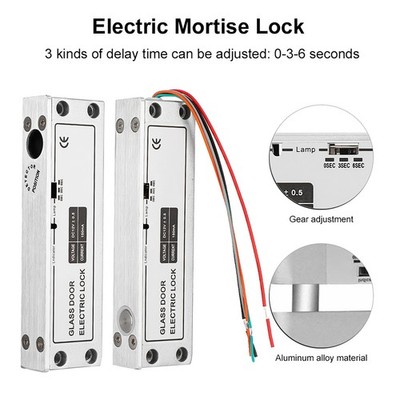 DC12V Electric Door Lock Mortise Surface Installation For Security Access